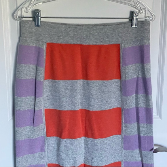 Daily Practice by Anthropologie Glens Striped Sweater Midi Skirt XL 2909 - Picture 7 of 15